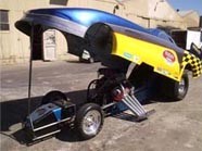 Dragster before loading