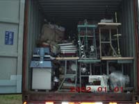 Container loaded